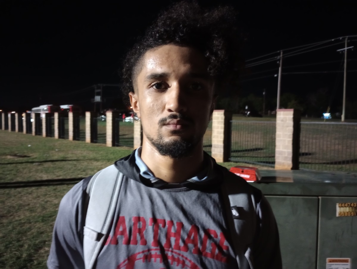 Carthage WR Bradan Manning 
